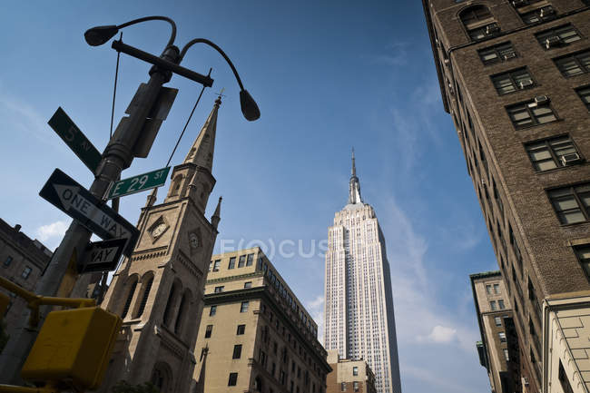 Vista de Manhattan, Nueva York - foto de stock