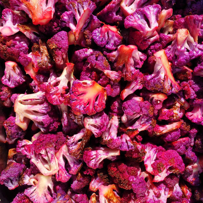 Крупный план брокколи розового цвета — стоковое фото
