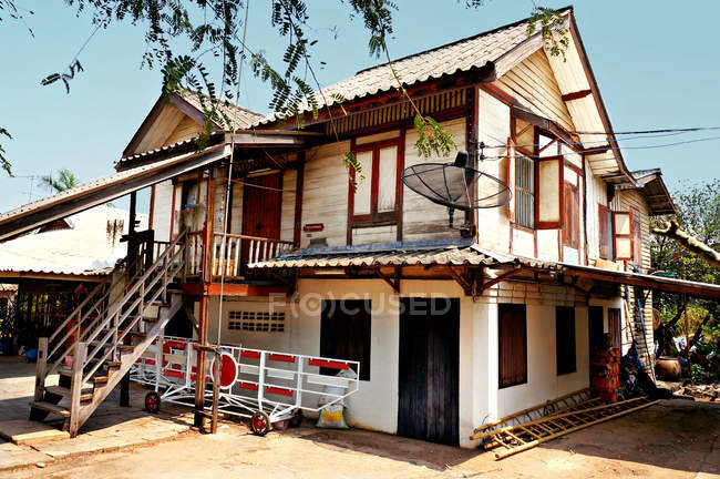 Railway Station House, Tailandia, Khon Kaen - foto de stock