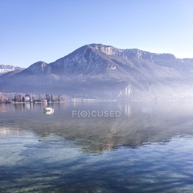 Scenic view, landscape of mountain and lake — Stock Photo