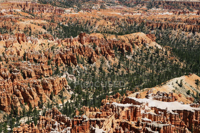 Vista aérea de Bryce Canyon, Estados Unidos, Utah - foto de stock