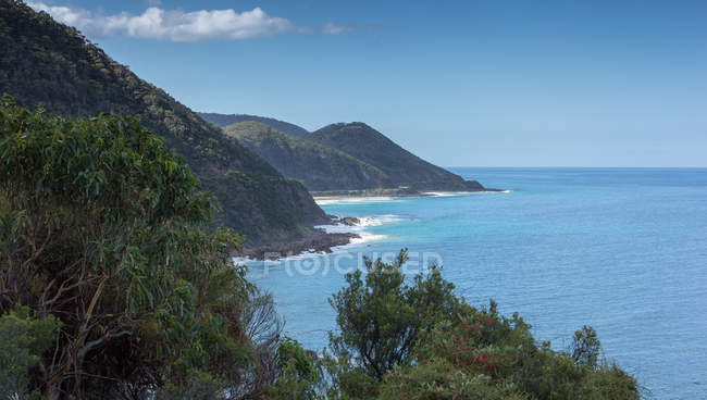 Bella vista sulla costa, Victoria, Australia — Foto stock