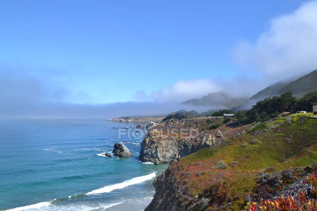 Vista panorámica de Big Sur, California, EE.UU. - foto de stock