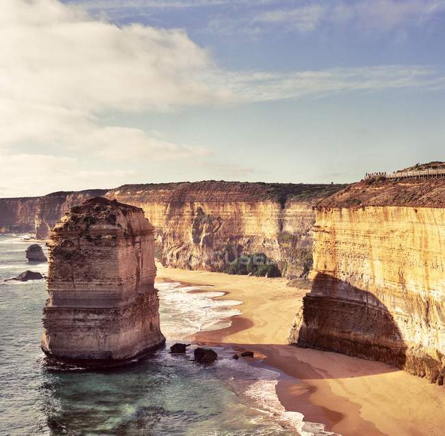 Belle vue des douze apôtres, Great Ocean Road, Victoria, Australie — Photo de stock