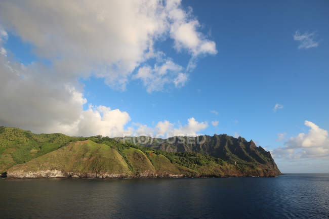 Vue panoramique de la Polynésie française beau paysage — Photo de stock