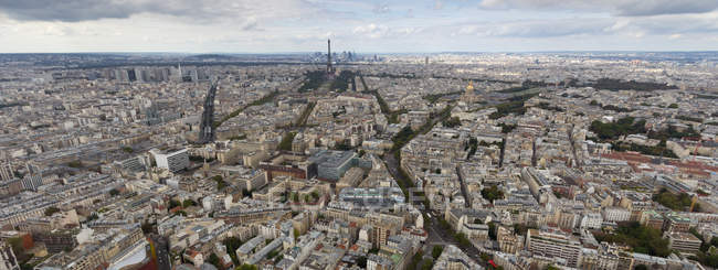 Aerial view of Paris city, France — Stock Photo