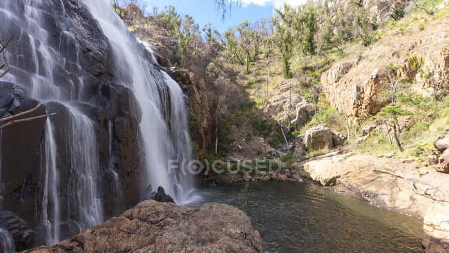 MacKenzie Waterfall, Grampians National Park, Виктория, Австралия — стоковое фото