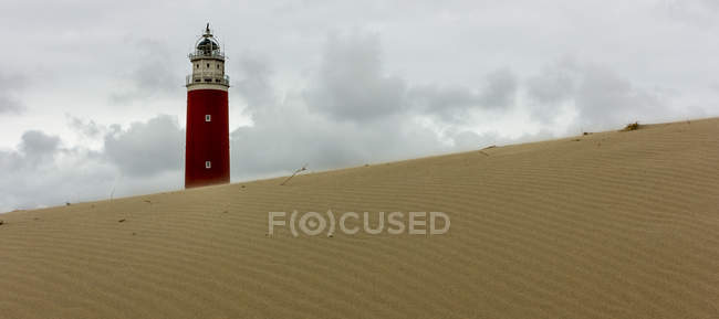 Scenic view of Texel Lighthouse, De Cocksdorp, Netherlands — Stock Photo