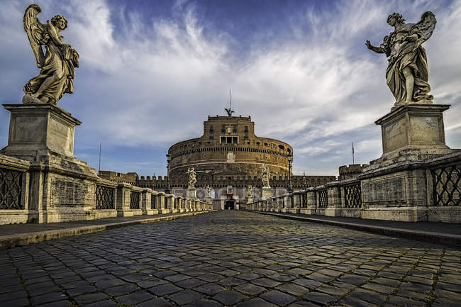 Scenic view of Castel Sant Angelo, Rome, Italy — Stock Photo