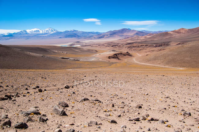Malerischer Blick auf das Altiplano bei Copiapo, Chile — Stockfoto