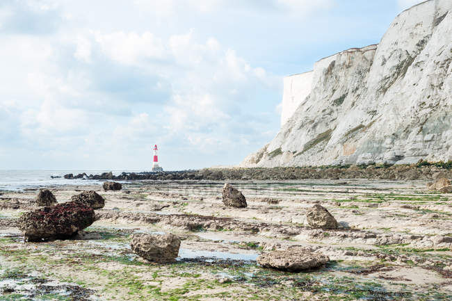 Голова Beachy Маяк, велика, Англія, Великобританія — стокове фото