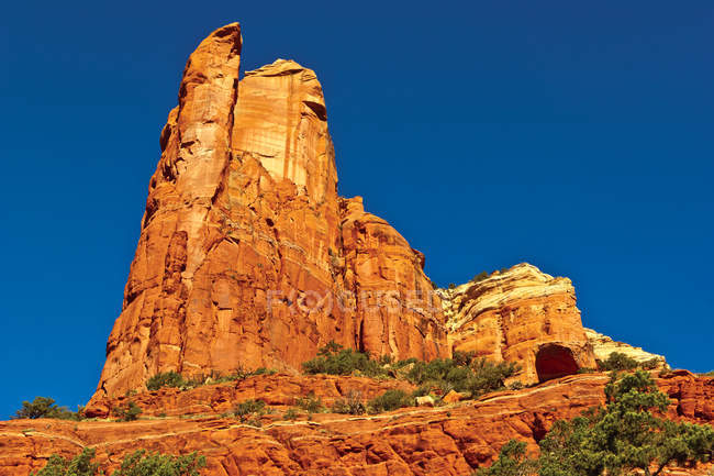 Veduta panoramica di Beneath Coffee Pot rock, Sedona, Arizona, USA — Foto stock