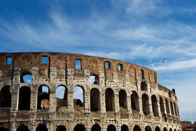 Vista panoramica sul Colosseo, Roma, Italia — Foto stock