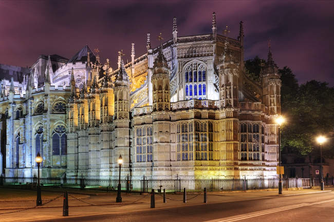 Внешний вид часовни Генриха II, Вестминстерское аббатство, Лондон, Великобритания — стоковое фото