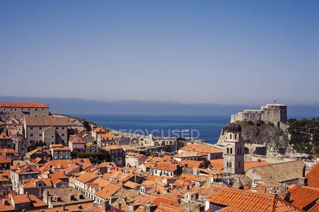 Majestuosa vista del paisaje urbano europeo, Croacia - foto de stock