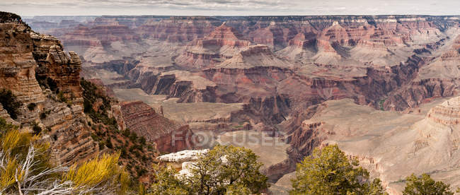 Malerischer Blick auf Grand Canyon Panorama, arizona, USA — Stockfoto
