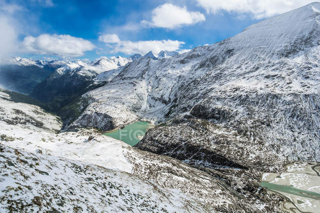 Scenic view of majestic mountain landscape, Grossglockner, Austria — Stock Photo