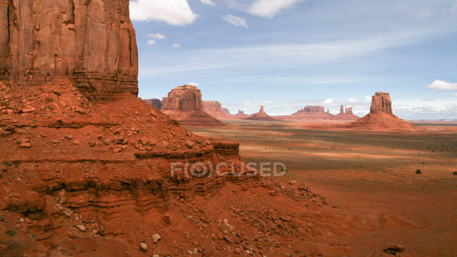 Vista panorámica de Monument Valley, Arizona, América, EE.UU. - foto de stock