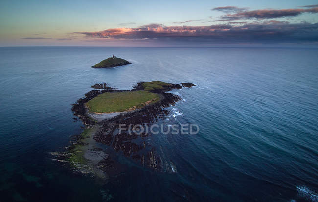 Vista aérea de ballycotton, County Cork, Irlanda — Fotografia de Stock
