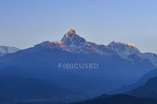 Vista panoramica della montagna di Ama Dablam, Himalaya, Nepal — Foto stock