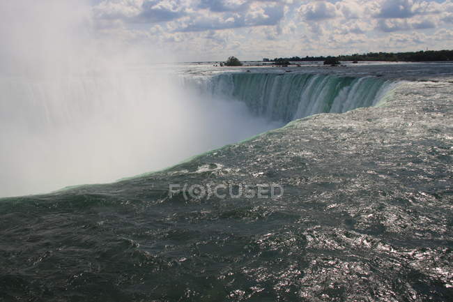 Vista panoramica delle cascate del Niagara, Stati Uniti d'America, New York — Foto stock