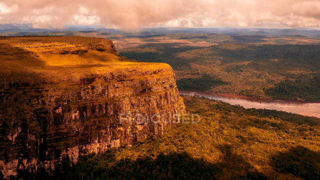Мальовничий вид на гора Рорайма, Tepui, Гвіанського, Венесуела — стокове фото