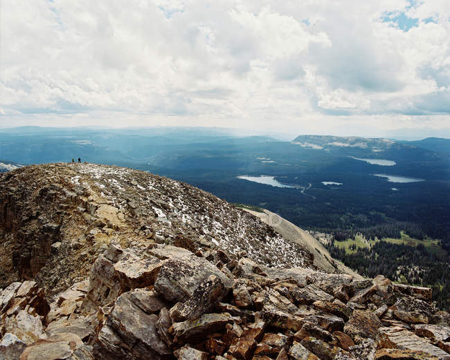 Vue panoramique depuis le sommet de Bald Mountain, Utah, États-Unis — Photo de stock