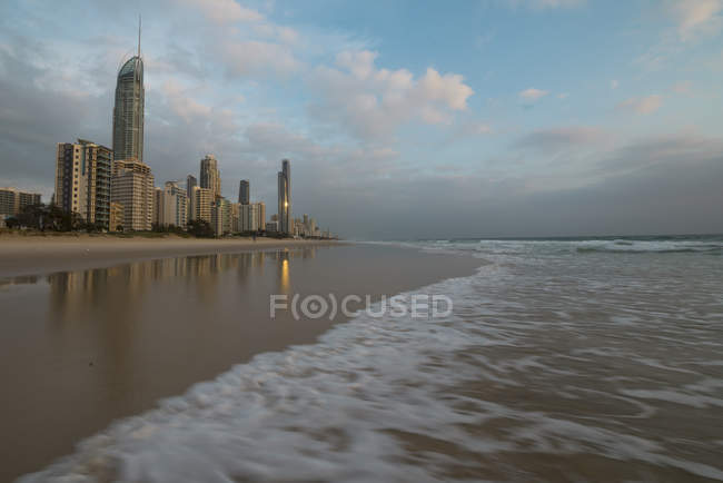 Vista panorâmica de Gold Coast, Austrália — Fotografia de Stock