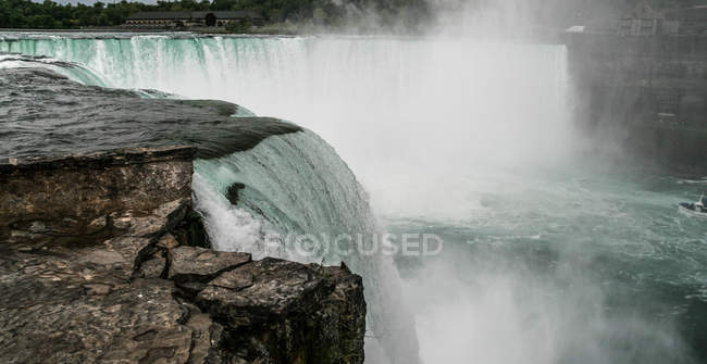 Vista panoramica delle Cascate del Niagara, Contea di Niagara, Stato di New York, Stati Uniti — Foto stock