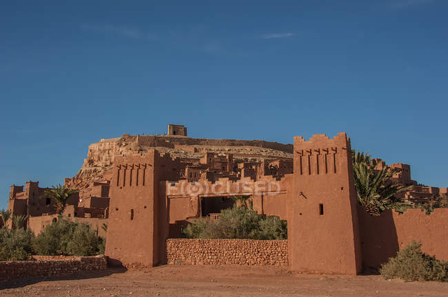 Vista panorámica de la ciudad de Ait-Ben-Haddou, Marruecos - foto de stock