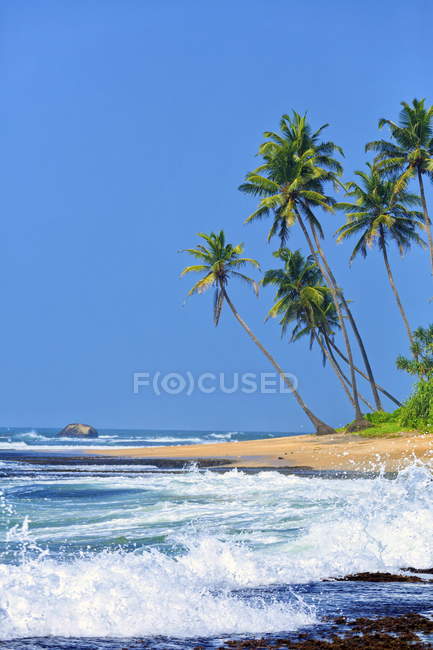 Malerischer Blick auf den Strand von Galle, sri lanka — Stockfoto
