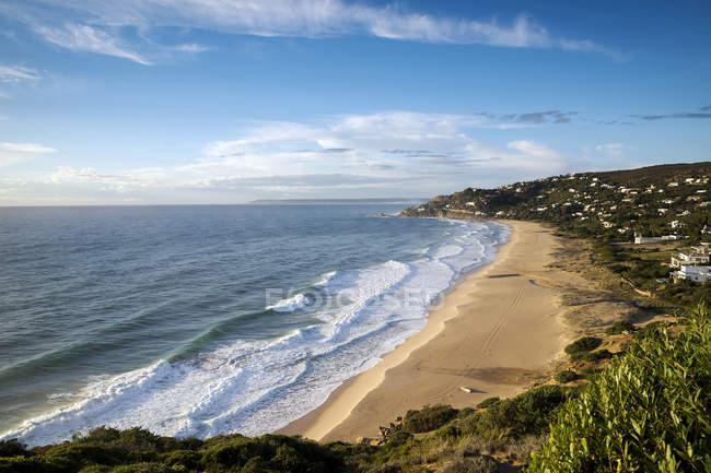 Scenic view of Los Alemanes Beach, Zahara de los Atunes, Cadiz, Andalucia, Spain — Stock Photo
