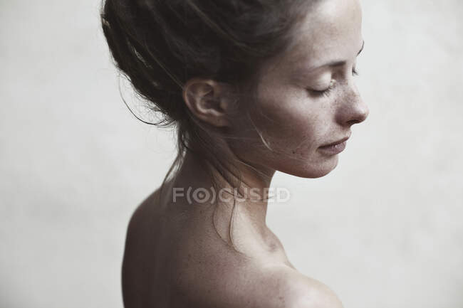Retrato de uma mulher — Fotografia de Stock