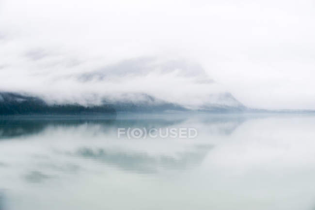 Montanha e paisagem florestal, Haines, Alasca, América, EUA — Fotografia de Stock