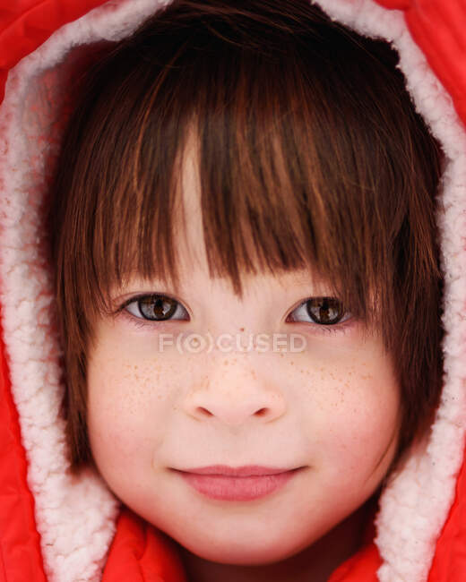 Close-up retrato de uma menina — Fotografia de Stock