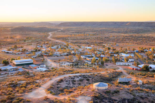 Vista panorâmica da reserva aborígine, Alice Springs, Austrália — Fotografia de Stock