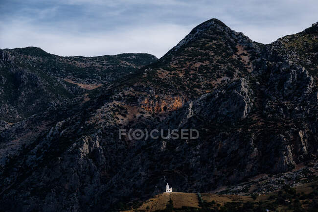 Eglise dans les montagnes, Chefchaouen, Tanger-Tétouan, Maroc — Photo de stock