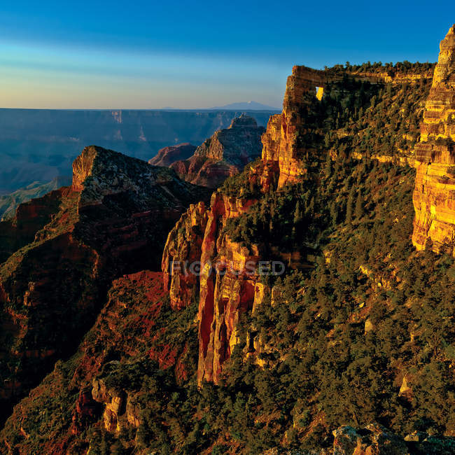 Vue panoramique sur Cape Royal, North Rim, Grand Canyon, Arizona, Amérique, États-Unis — Photo de stock