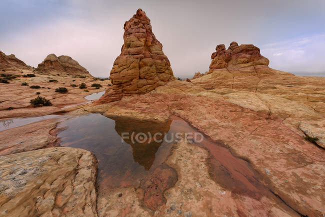 Vue panoramique sur South Coyote Buttes, Marble Canyon, Arizona, Amérique, USA — Photo de stock