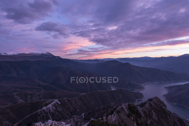 Vista panorâmica da paisagem da montanha, Kozjak, Macedônia — Fotografia de Stock