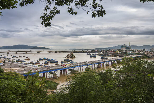 Paysage urbain, Na Trang, Vietnam — Photo de stock
