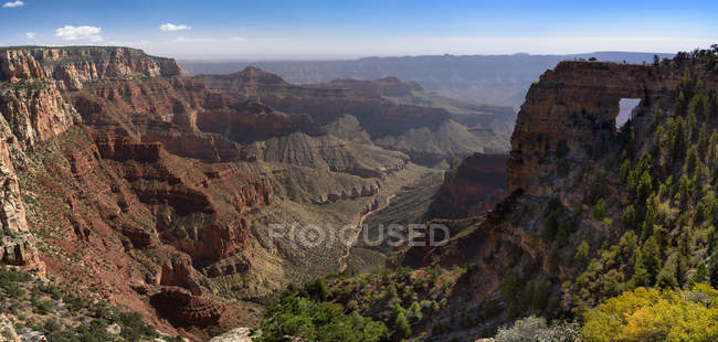 Сценический вид Окна Ангелов, Гранд Каньон, Аризона, Америка, США — стоковое фото