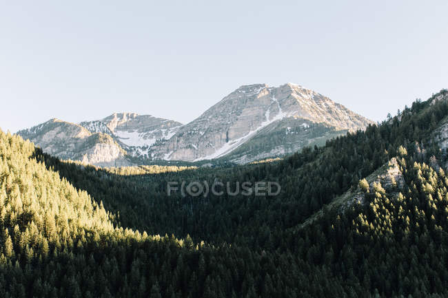 Vue panoramique sur le mont Timpanogos, Utah, Amérique, USA — Photo de stock