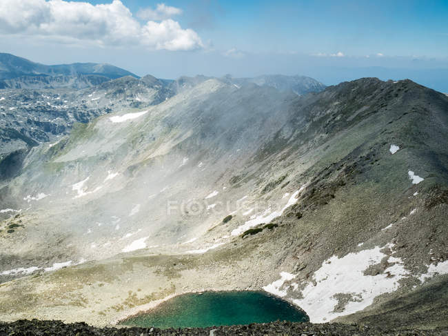 Vista panorâmica da cordilheira, Montanhas Balcânicas, Karlovo Plovdiv, Bulgária — Fotografia de Stock