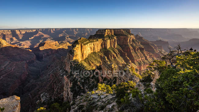 Vista panorâmica do Grand Canyon North Rim, Arizona, América, EUA — Fotografia de Stock