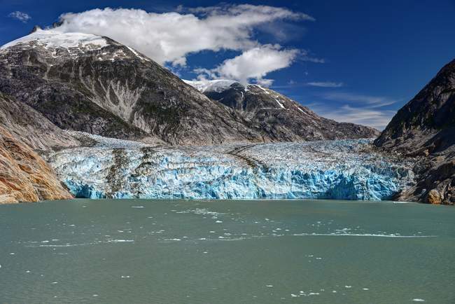 Scenic view of Endicott Glacier, Tongass National Forest, Alaska, America, USA — Stock Photo