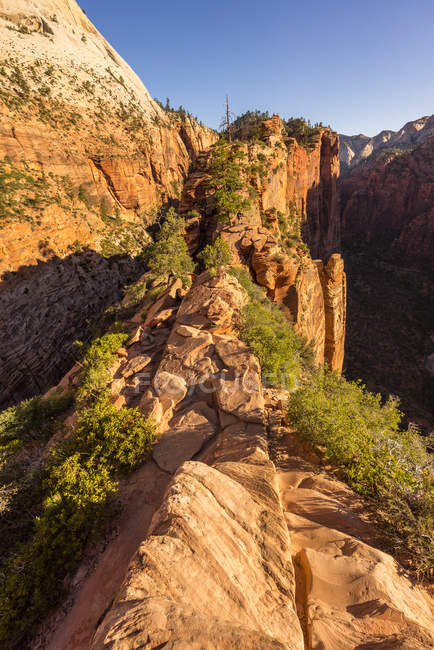 Zion national park, Zion Canyon — Stock Photo
