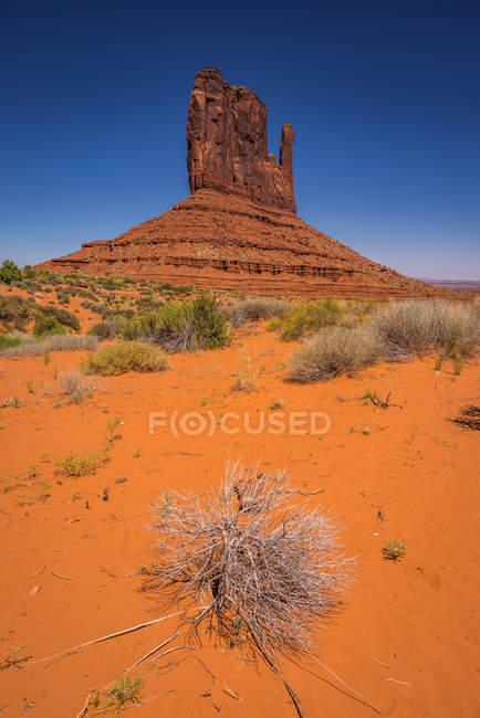 Navajo Parque Tribal laranja paisagem vermelha — Fotografia de Stock
