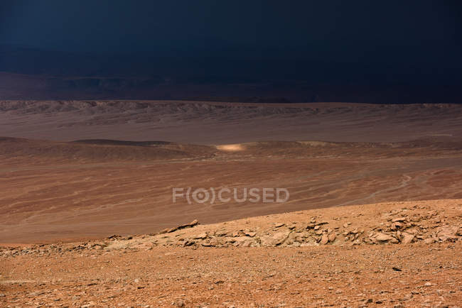 Буря над пустелі Атакама, Чилі — стокове фото