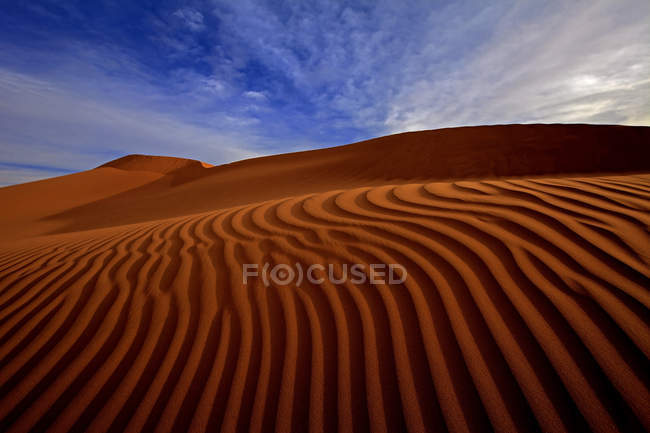 Vista panorámica del paisaje del desierto - foto de stock